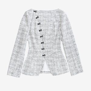 YLLW: WELLINGTON JACKET — CREAM BLAZER COAT JACKET yellow the label NEW Large